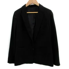 ブラック バイ マウジー BLACK by moussy テーラードジャケット ミドル丈 シングルボタン 総裏地 1 黒 ブラック /SM21のサムネイル