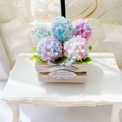 #553 ミニチュア　紫陽花セット　＊⑲