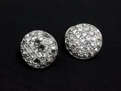 SWAROVSKI スワロフスキー ラインストーン クリップ式 イヤリング アクセサリー レディース シルバー系 DF7470