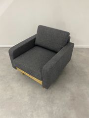 期間限定セール中!【Bランク】フリートソファ　一人掛け　グレー