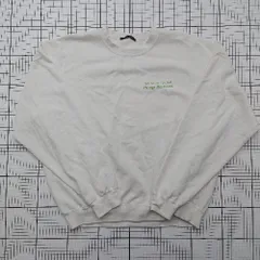 ◇ ⊇ Kastane カスタネ フォトプリント 長袖 クルーネックロングスエット サイズＭ ホワイト系 レディース E  【1508200030180】