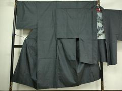 平和屋本店□極上 人間国宝 芹沢圭介 型絵染 九寸名古屋帯 桐牡丹文 鬼  