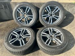 ☆BMW　X3/X4　（E83/F25）（F26）　ホイール　4本セット　タイヤ付き　中古　MAK LUFT FF　18インチ