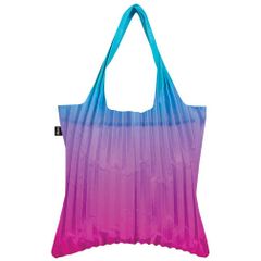新品 プリーツバッグ 撥水加工 LOQI Pleated Bag ローキー プリーティッド トートバッグ レインボーブルー【SPORTUS】