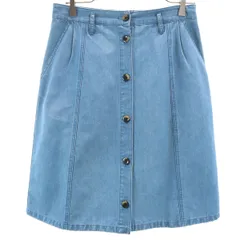 A.P.C. アーペーセー ミニ丈 スカート M ブルー系 レディース 古着のサムネイル