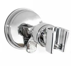 吸盤式 シャワーフック 穴あけなし 角度調整 シャワーヘッド掛け シャワーホルダー スタンド 風呂 固定[定形外郵便、送料無料]mer001