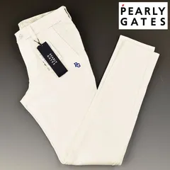 美品　パーリーゲイツ　中綿　ストレッチパンツ　０　白　pearly gates 新品 近年 パーリーゲイツ TEXBRID ダイヤドビー ストレッチ