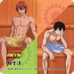 【中古】マグカップ・湯のみ 荒北靖友＆新開隼人/御堂筋翔 オリジナルコースター 「弱虫ペダル LIMIT BREAK×極楽湯・RAKU SPA 夏のごくらく合宿 お風呂の世界は楽しいことが一杯だ!」 コラボメニュー注文特典