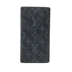 LOUIS VUITTON ルイ ヴィトン M80019/CA4200 財布 ポルトフォイユ ブラザ モノグラムパステル ブラック系  [240101455233]