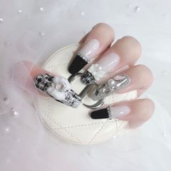 ネイルチップ　量産型ガーリー　ツイードリボンイニシャル　現場推しコンサート#32 te69PYJqSuEQ3d45KYxkfN.jpg@jpg