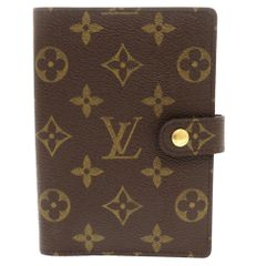 美品 ルイ ヴィトン アジェンダPM モノグラム R20005 ブラウン 手帳カバー LV 1307 LOUIS VUITTON