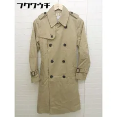 ■ ◎ ADAM ET ROPE アダムエロペ ベルト付 長袖 トレンチ コート サイズ36 ベージュ レディース  【中古】 【1103230002703】