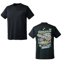 【新品】prince（プリンス）吸汗速乾 半袖 テニス ウェア メンズ ユニセックス Tシャツ　ブラック　MS3018-165