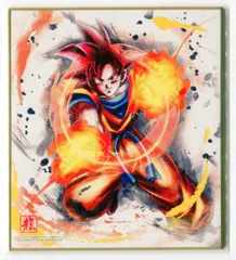 BANDAI ドラゴンボール色紙ART 10弾/2508332 超サイヤ人ゴッド 孫悟空 2