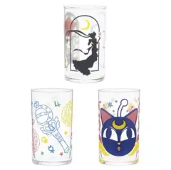 【中古】グラス(キャラクター) 全3種セット コレクショングラス～galaxxxyコラボレーション～ 「一番くじ 美少女戦士セーラームーン」 E賞
