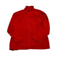 "Red" Oversize fleece Jacket