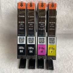 キヤノンBCI-351XL+350XL/5MP PGBKシアン欠品4個セット