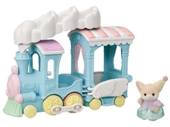 【数量限定】Families Sylvanian ドールハウス おもちゃ 3歳以上 エポック社 STマーク認証 コ-73 】 ふわふわ雲のパレードトレインセット EPOCH 【 アトラクション ゆうえんち シルバニアファミリー