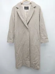 ◇ Simplicite シンプリシテェ ロング バックスリット ウール混 キレイめ 長袖 コート サイズS ベージュ レディース P  【1405230015821】のサムネイル
