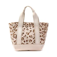 正規品1年保証 ロビタ バッグ robita トート batik トートバッグ 小さめ 軽い 革 本革 レディース BK-003 ホワイトレオパード