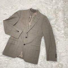 高級生地 麻布テーラー☆リネンチェックジャケット Ormezzano - メルカリ