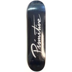 7.5 PRIMITIVE プリミティブ NUEVO SCRIPT NAVY/YANKEES NAVY DECK デッキ スケートボード スケボー SKATEBOARD
