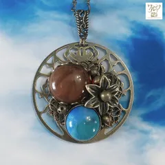 シラスオパール サークルネックレス・太陽