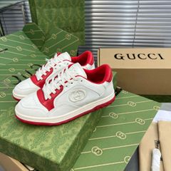 Gucciグッチカップルでカジュアルレトロに古い白靴スニーカーを作る男女兼用