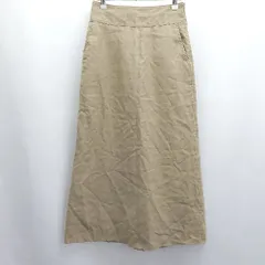 ◇ ⊂ Φ green label relaxing グリーンレーベルリラクシング ロング タイト スカート サイズ36 ブラウン系 レディース E  【1504240027036】