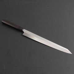鬼反り 尺二 先丸柳刃 包丁 和包丁 黒檀黒水牛八角柄 箱付き - メルカリ