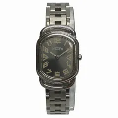 極美品✨ エルメス RA1.210 ラリー クォーツ グレー文字盤 エルメス ラリー RA1.210 クォーツ Cal.976.001 SS SS アラビア
