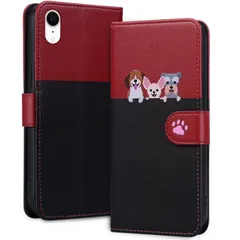 【特売】【iPhone XR ケース 手帳型】iphonexrスマホケース iphone ｘr ケース 財布型 iPhone XR 猫柄スマホケース iPhone XR レザースマホケース 快適な手触り XR ポケットケース かわいい 便利 衝撃吸収ソフトクッ