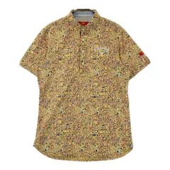 サイズ：M CALLAWAY キャロウェイ レッドレーベル 半袖ポロシャツ 総柄 イエロー系 [240101458459] ゴルフウェア メンズ ストスト