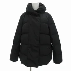 アーバンリサーチ サニーレーベル URBAN RESEARCH Sonny Label 美品 ショールカラーダウンコート ジャケット ショート丈 36 S 黒 ブラック /UO