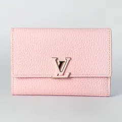 新品 ルイヴィトン Louis Vuitton 2つ折り財布 ポルトフォイユ・カプシーヌ コンパクト ローズジャスミンのサムネイル