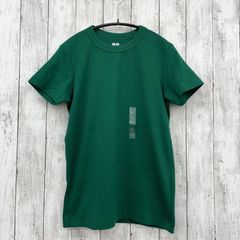 新品 ☆ UNIQLO ☆ ユニクロ クルーネック Tシャツ 緑 M