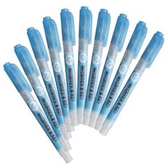 新品　蛍光ペン オプテックス1 EZ 青 ゼブラ 10本 B-WKS11-BL