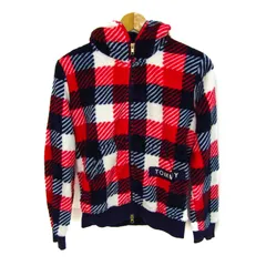 トミー フリースブルゾン ジャケット ブランド アウター レディース Sサイズ レッド×ブルー×ホワイト TOMMY 【中古】のサムネイル