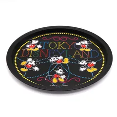 東京ディズニーランド・キャラトレー・丸盆・ミッキー・No.210410-030・梱包サイズ80