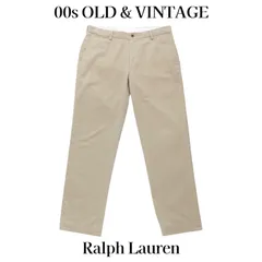 古着 00s ポロ バイ ラルフローレン チノ パンツ ベージュ W34 当時物 ヴィンテージ ビンテージ 90年代 00年代 ポロチノ