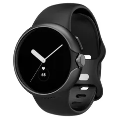 Spigen Google Pixel Watch 2 ケース/Google Pixel Watch 対応 落下 衝撃 吸収 簡易着脱 超薄型 シンプル スリム 軽量 保護カバー シン・フィット ACS05795 (ブラック)