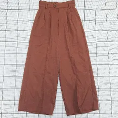 ◇ ⊂ キャスパージョン カジュアル系 ストレートワンタックスラックスパンツ サイズS ブラウン系 レディース E  【1508200028750】のサムネイル
