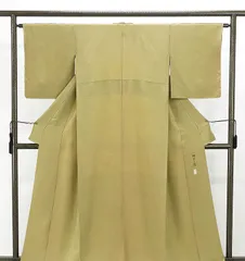 IK-917 本加賀友禅作家　押田正義　上質な色無地　正絹 IK-917 本加賀友禅作家押田正義上質な色無地正絹