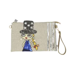 ☆ ベージュ ☆ Lyre ライル 83057(3893A) リタちゃん 薄マチショルダーバッグ ショルダーバッグ レディース Lyre バッグ ミニショルダー リタちゃん ショルダーバック キャラクター ミニバッグ 小さめ 2way ポーチ 薄マチ