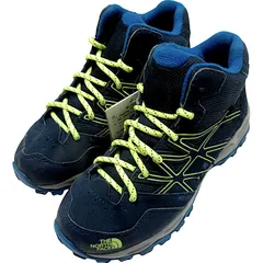【訳アリ品】【キッズ】THE NORTH FACE ノースフェイス 防水 Hedgehog FP Lite Mid WP ヘッジホッグ ファストパック ライト ミッド ジュニア トレッキングシューズ ブルー