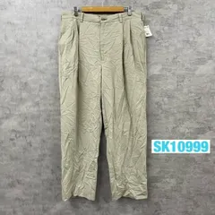 TOMMY HILFIGER GOLF チノパン ベージュ ゴルフパンツ 実寸W36in ジップフライ ツータック ボトムス 古着 SK10999