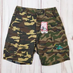 punkドランカーズオリーブグリーン・オレンジショートパンツ パンツ