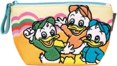 スケーター (skater) フラット ポーチ お出かけ 小物入れ マチあり ディズニー レトロ ヒューイ 女の子 女性 ZFP1-A [ヒューイ] [小物ポーチ]