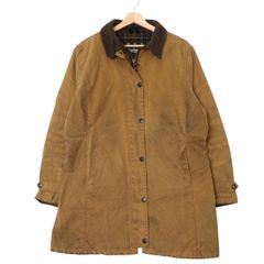 イングランド製 Barbour バブアー NEWMARKET JKT オイルドジャケット ブラウン(レディース UK16)中古 古着 A4975
