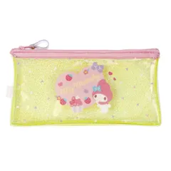 【メール便】マイメロディ ペンポーチ キラキラフラットペンケース サンリオ エムプラン 新学期準備文具 キャラクター グッズ 